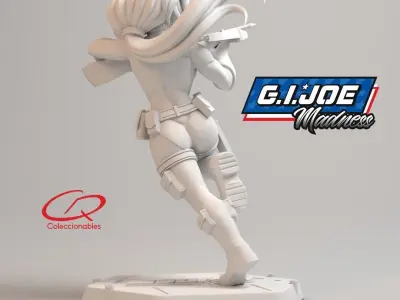 GI JOE Characters Scarlett Full-figure Pose 03 3D print model