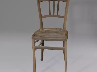 Old Chair Old Mill Free 3D model