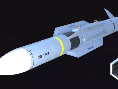 AIM-174B Gunslinger Missile 3D model