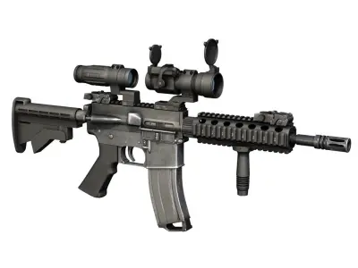 Colt M4A1 SOPMOD Aimpoint 3D model