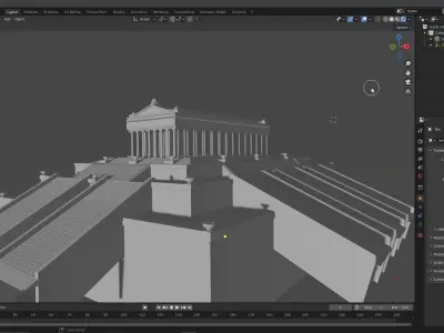 Temple of Artemis 3D model