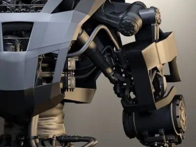 VENATOR Mechanical battle robot 3D model