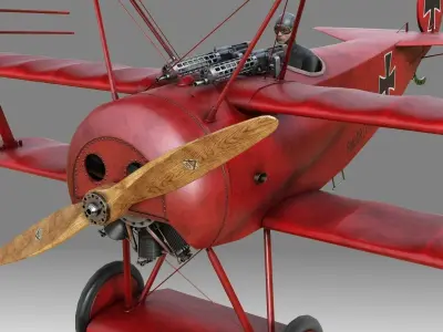 Fokker DR-1 3D model