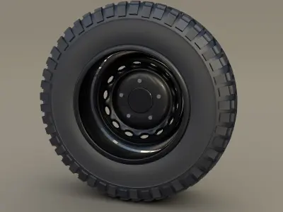 Offroad BF Goodrich Wheel 3D model