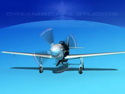 P-51 Mustang Sport V03 3D model