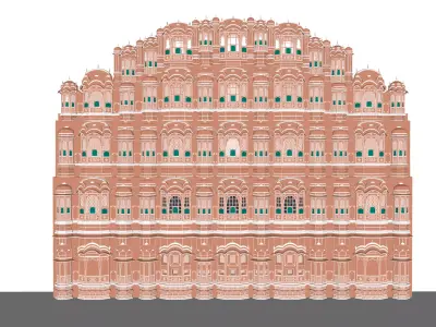 Hawa Mahal Jaipur 3D model