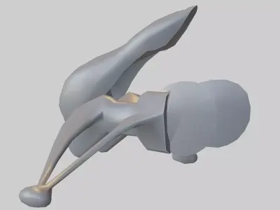 Futuristic Alien Spacecraft 3D model