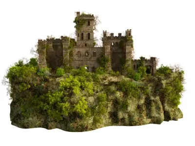 Lennox Castle Scotland 3D model