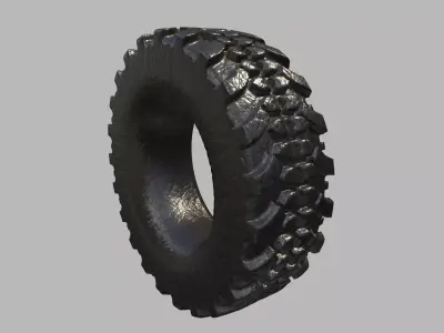 Tire 4K 3D model