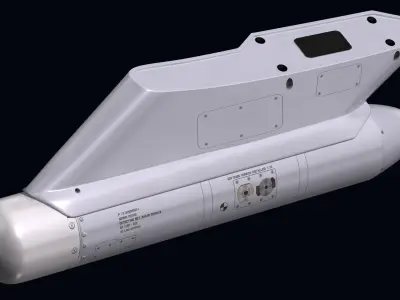 HARM Targeting System ASQ-213A 3D model