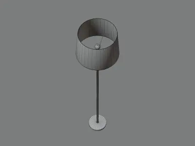 Free Standing lamp Free low-poly 3D model