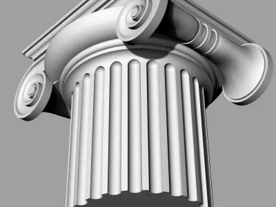 Ionic Capital 3D model