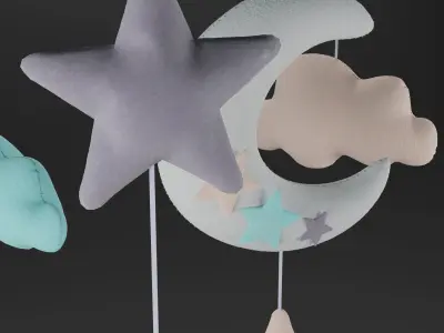 Baby Mobile Toy 3D model