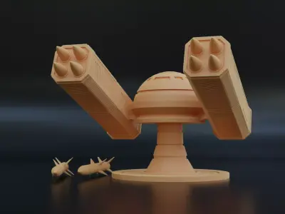 Air Defense Artillery 3D print model