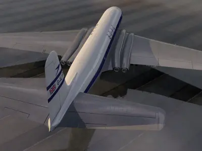 De Havilland DH 106 Comet Mk-1 3D model