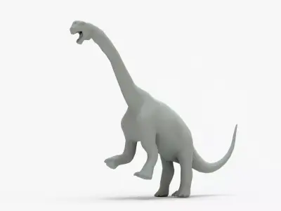 Camarasaurus Rigged Basemesh Low-poly 3D model