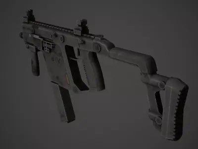 KRISS Vector Low Poly Low-poly 3D model