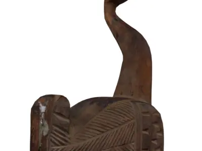  Bird Figure Low-poly 3D model