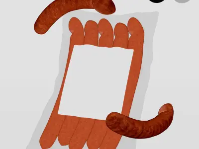 Sausage 3D model