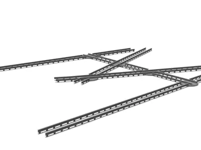 rails for aircraft transportation Free 3D print model