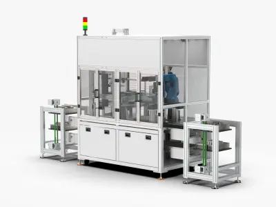 Automatic IGBT Radiator Assembly Machine 3D model