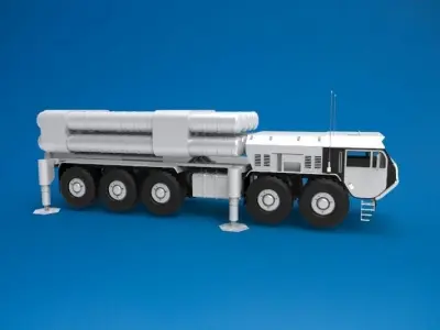 THAAD Terminal High Altitude Area Defense 3D model