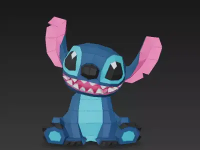 Stitch - Papercraft 3D print model