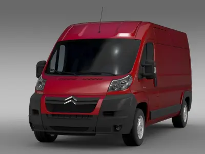 Citroen Relay Van L3H2 2006-2014 3D model