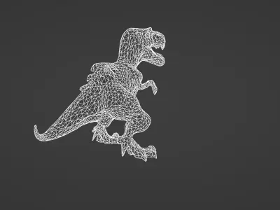 Realistic 3D Tyrannosaurus Rex Model   3D model
