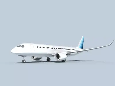 Bombardier CS100 Corporate 2 3D model