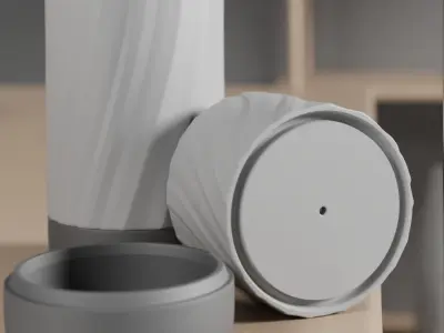 Spiral Plant Pot Free 3D print model