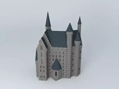 Towers harry potter castle Free 3D model