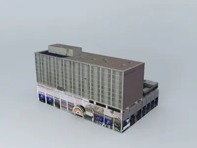 Effort Square Crowne Plaza Hotel Free 3D model