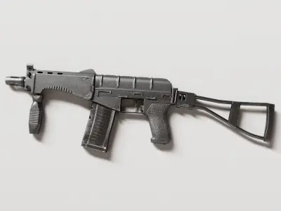 Machine gun cp-3m 3D model