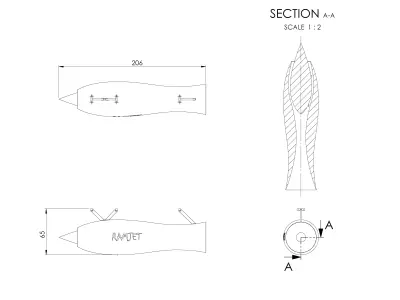 Ramjet 3D print model