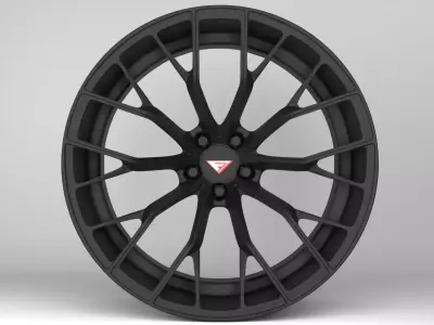 Ferrada Forged FR9 Wheel Low-poly 3D model
