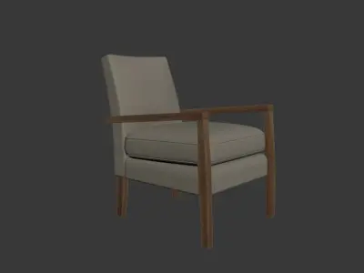 reception chair 001 Free 3D model