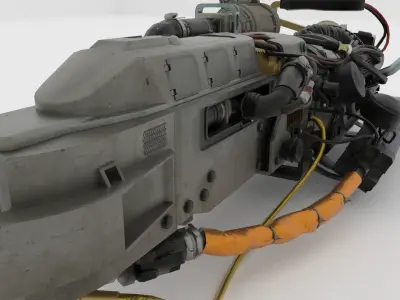 Laser weapon 3D model