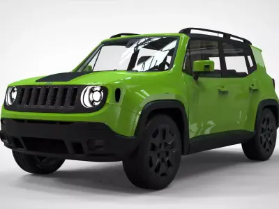 Jeep Renegade 2021 3D Model Free 3D model