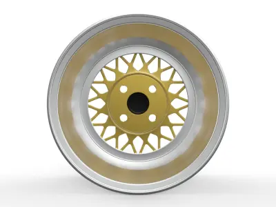 BBS Mahle Custom Wheel 3D model