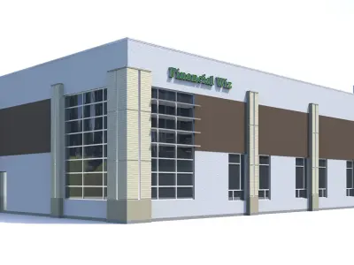 Retail-001 building 3D model