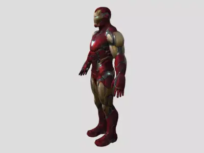 Ironman Mark 85 Avenger End Game Low-poly 3D model