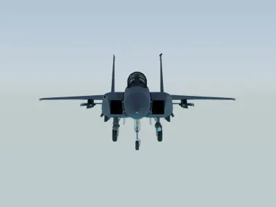McDonnell Douglas F-15 Eagle Fighter Aircraft 3D model