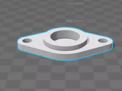 bearings holder D24 B8 d8 3D print model