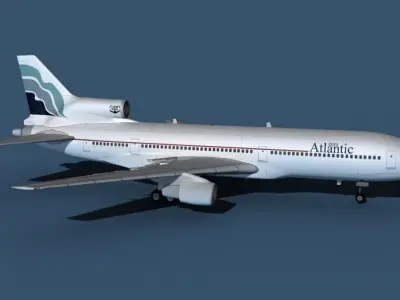 Lockheed L-1011-50 Euro Atlantic 3D model