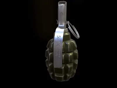 Grenades Pack Low-poly 3D model
