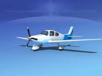 Cirrus SR22 V09 3D model