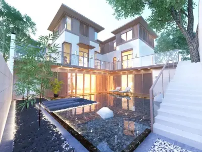 Villa Design 3D model