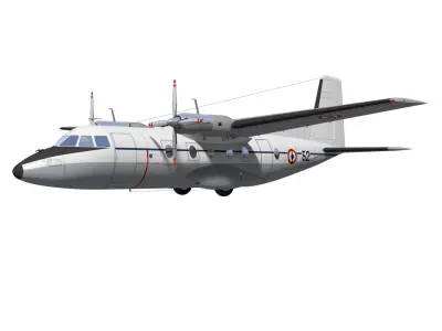 Nord-Aviation Nord 262 fregate 3D model