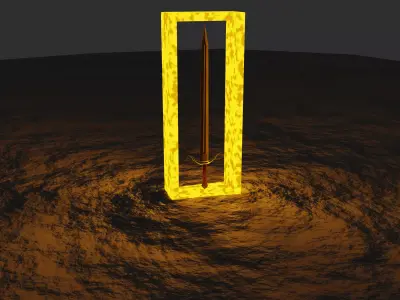 The forbidden blade Free 3D model